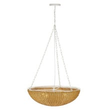 Castine Rattan 4 Light Pendant